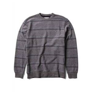 NEW VISSLA men's fuel up crew fleece top in dune